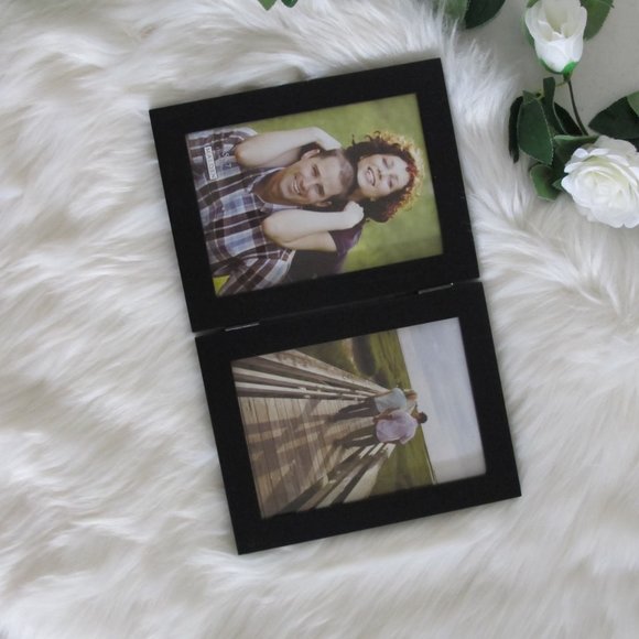 Classic Table Top Dual Folding 5x7 Picture Frame - Picture 7 of 11